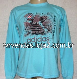 CAMISETA ADIDAS manga longa - ref.ML01
