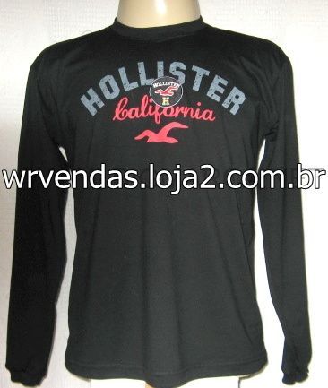 CAMISETA HOLLISTER manga longa - ref.ML03